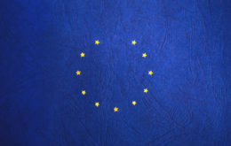 imagem da bandeira união europeia